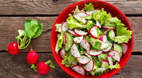 Salada de rabanetes